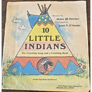 Peter Pan Book & Record "Ten Little Indians" 1960